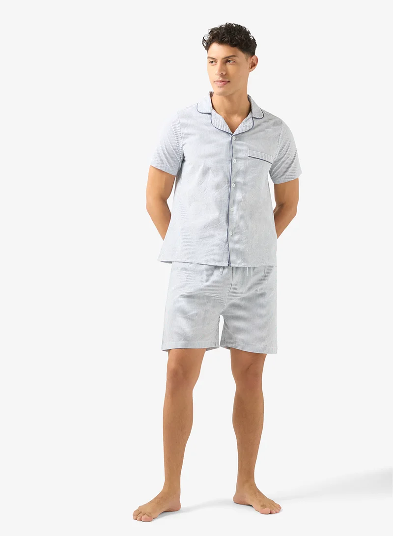 Nightwear Shirt & Shorts Set