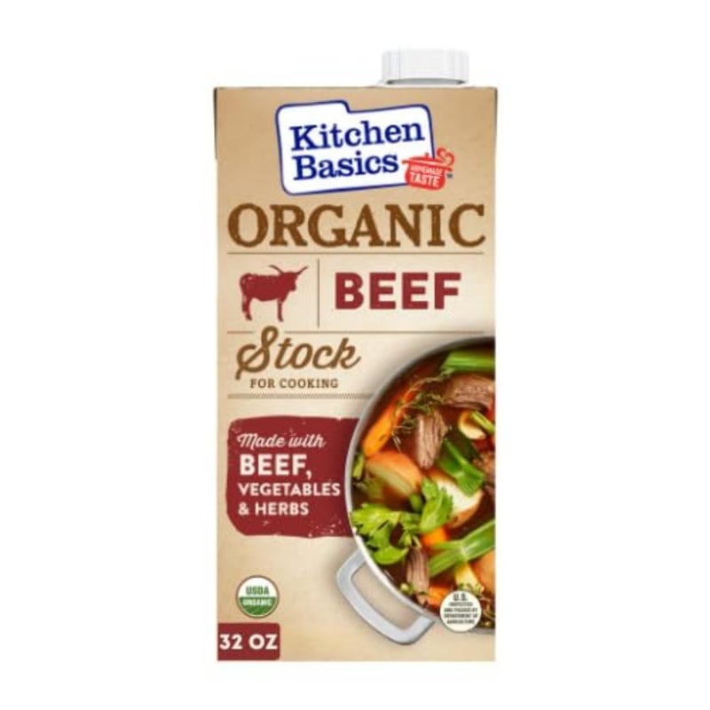 Kitchen Basics Organic Beef Stock 32 oz Carton Enrich the Flavor of Broth Pot Roast Chili and Soups Perfect for Stocking Up - Image 3