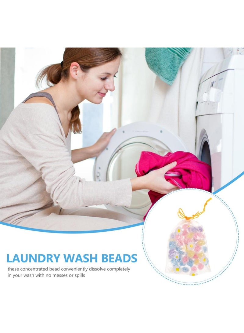 50 Pcs Laundry Scent Booster Beads In-Wash Fragrance Booster Fabric Freshener Beads for Washer Long Lasting Fresh Scent Safe for All Fabrics Easy to Use Dissolves Completely Suitable for Daily Laundry All Washing Machines - Image 4