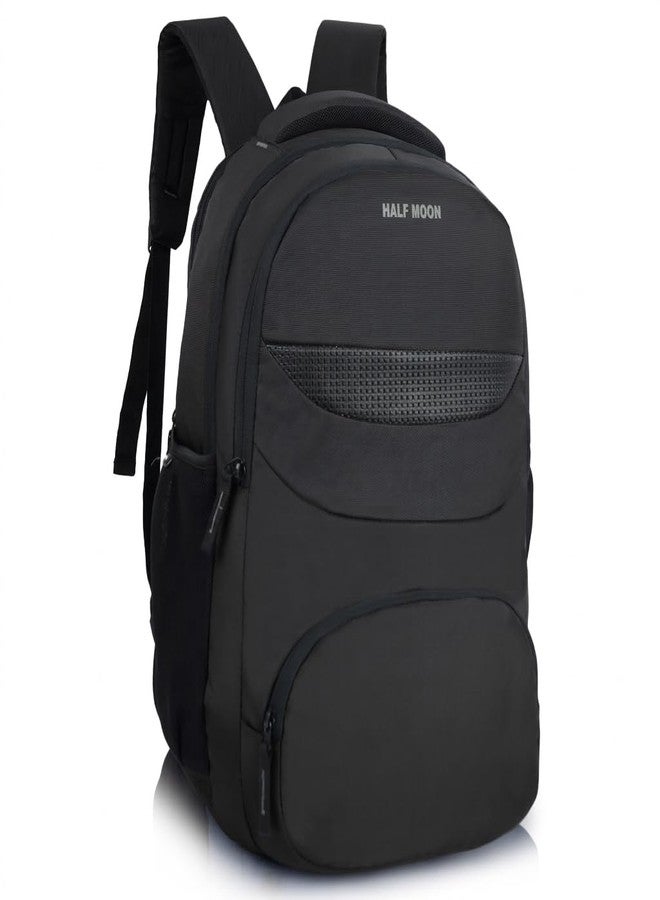 Half Moon Spark School Bag for Boys Girls 30L | Backpack for School College Travel Daily Use| 4 Compartments | 15.6 Inch Laptop Sleeve | Water Resistant | Daypack | Tuition Bag | Bagpack - Image 1