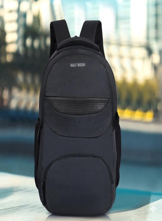Half Moon Spark School Bag for Boys Girls 30L | Backpack for School College Travel Daily Use| 4 Compartments | 15.6 Inch Laptop Sleeve | Water Resistant | Daypack | Tuition Bag | Bagpack - Image 2