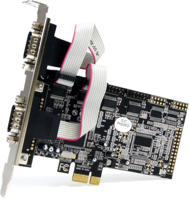 StarTech.com 4 Port Native PCI Express RS232 Serial Adapter Card with 16550 UART - Low Profile - Image 4