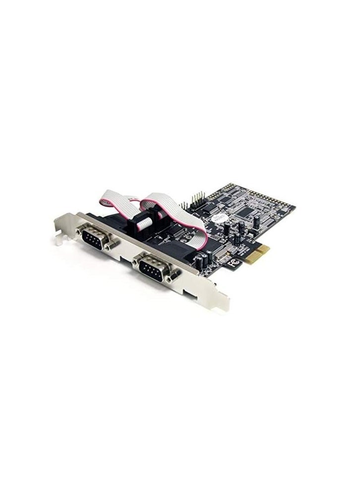 StarTech.com 4 Port Native PCI Express RS232 Serial Adapter Card with 16550 UART - Low Profile - Image 5