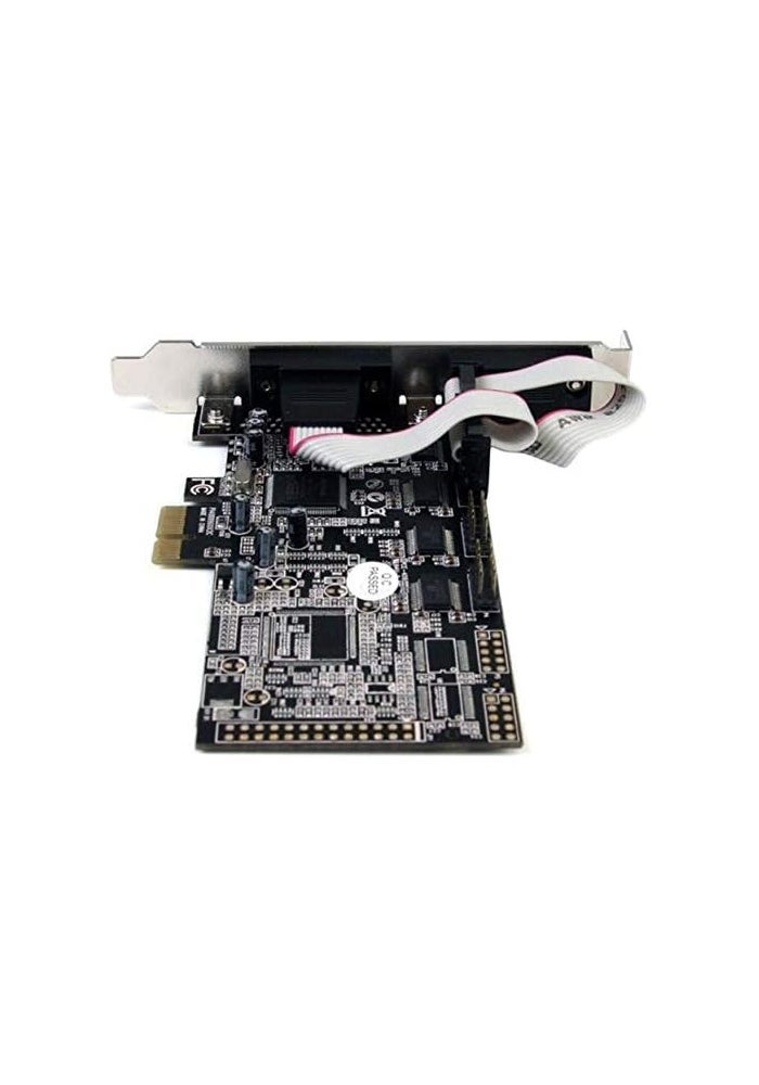 StarTech.com 4 Port Native PCI Express RS232 Serial Adapter Card with 16550 UART - Low Profile - Image 3