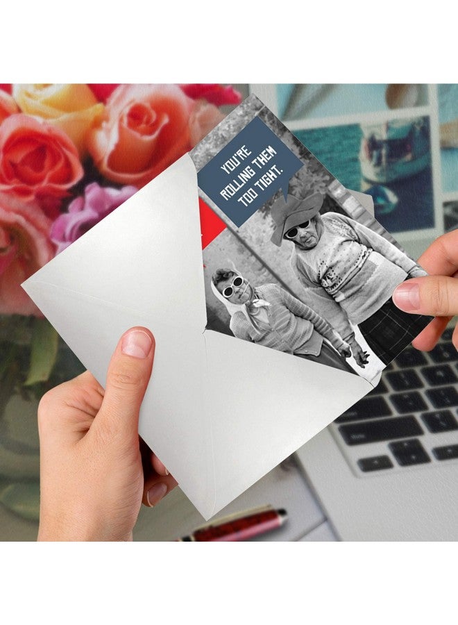 NobleWorks - Hilarious Birthday Greeting Card with 5 x 7 Inch Envelope (1 Card) Bday Stiff Joints C5680BDG - Image 5