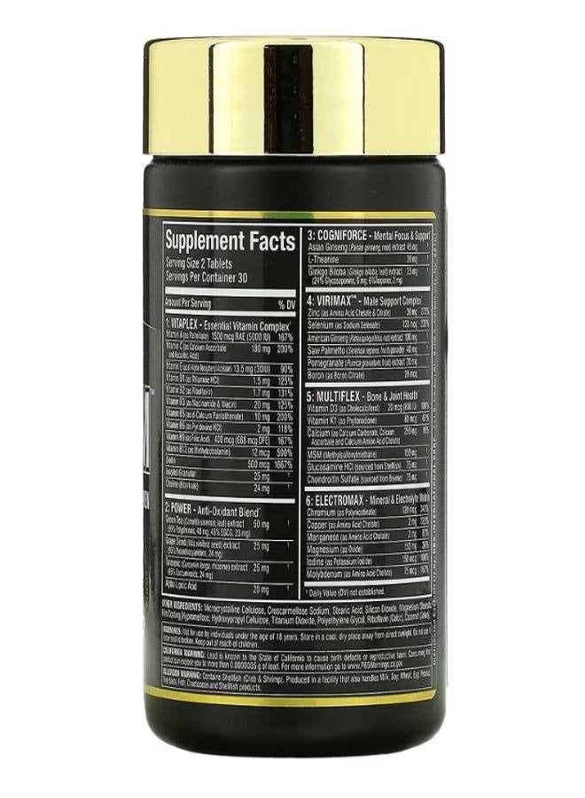 Allmax Vitaform Premium Multi Vitamin For Men 60 Tablets - Image 2