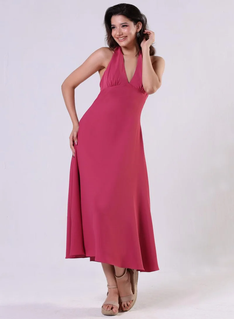 Sleeveless Empired Line Chiffon Dress