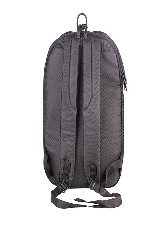 omtex Polyester Mini Backpack for Travel Bag, Casual Lightweight, Hiking Trekking Bag for Men & Women, Black - Image 3