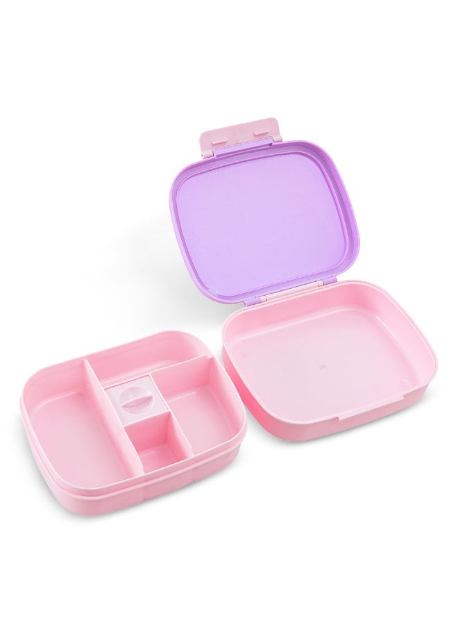 Hydrobrew Smart Serve Bento Lunch Box 1100 ml, 5 compartment- Lilac Blush - Image 5