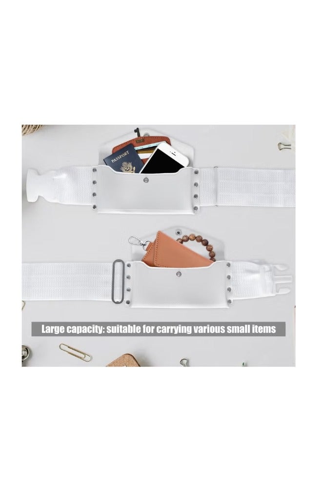 REBENUO Premium Ihram Belt for Men – Comfortable, Adjustable, White Belt for Hajj & Umrah, Unstitched, Waterproof, Follows Sunnah, Ideal for Ahram & Ehram - Image 4