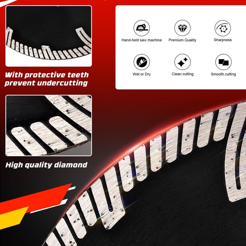 Casaverde 5Pcs/Lot Granite Blade 6" Diamonds Saw Blades for Granite - Image 5