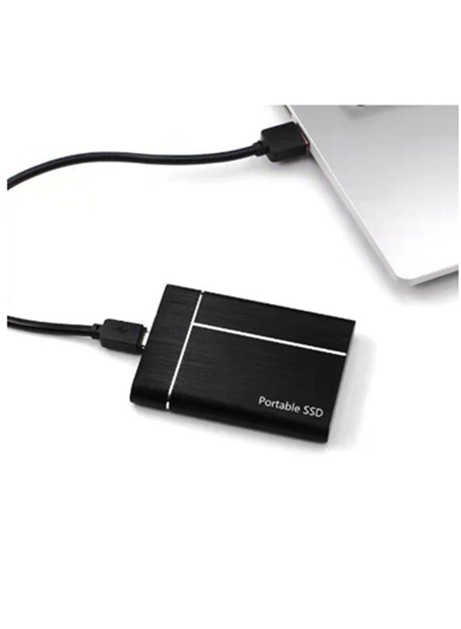 Portable Ssd Mobile Solid State Drive, External Hard Drive Usb3.1 Type C, Mini 2TB Expansion Hard Drive. Suitable for Desktop, ​Notebook, Mac, Ps4, Etc,Black - Image 2