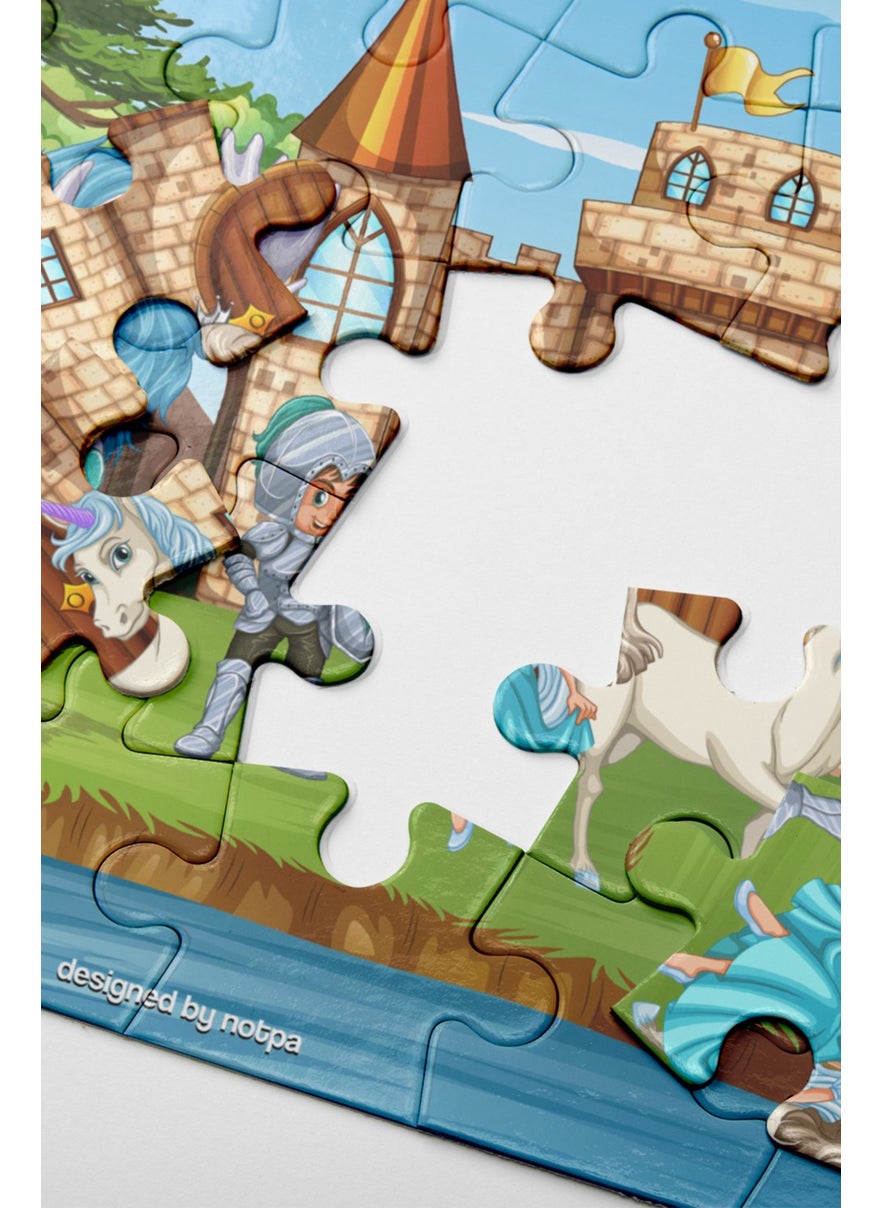 KutuTR Notpa Educational and Tutorial Wooden 24 Piece Colorful Puzzle Explorer Kids Set of 4 for Children 15  - Image 5