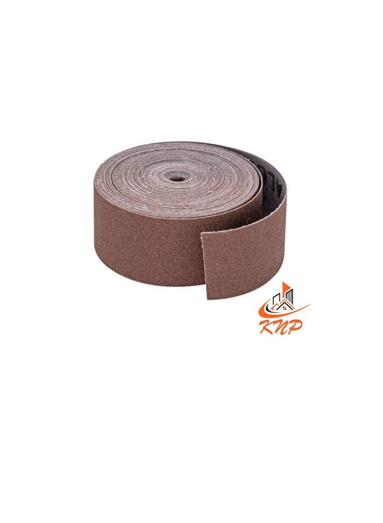 KNP 100 Grit Sanding Paper Roll 115mm X 50Mtr - Image 1