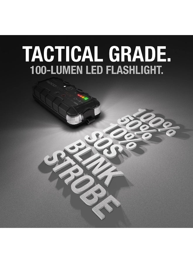 جهاز تشغيل بطارية السيارة المحمول NOCO Boost GB40 12V 1000A UltraSafe مع باور بانك ومصباح LED - Image 3