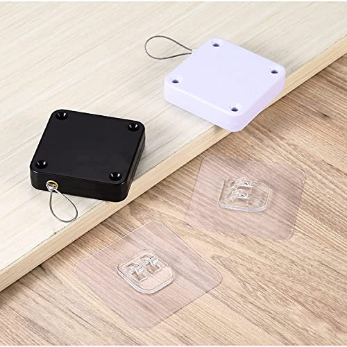 Prostuff.in Automatic Door Closer for Home || Punch Free Automatic Door Closer for Residential and Commercial with Steel Drawstring, Black, Pack of 1 - Image 3