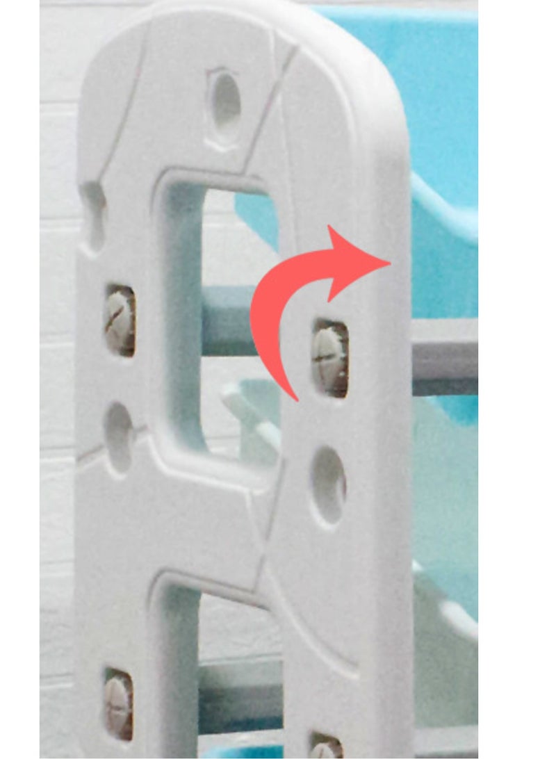 فول جوي منظم ألعاب  8 صناديق تخزين  مع رف زاوية من 3 طبقات - Image 5