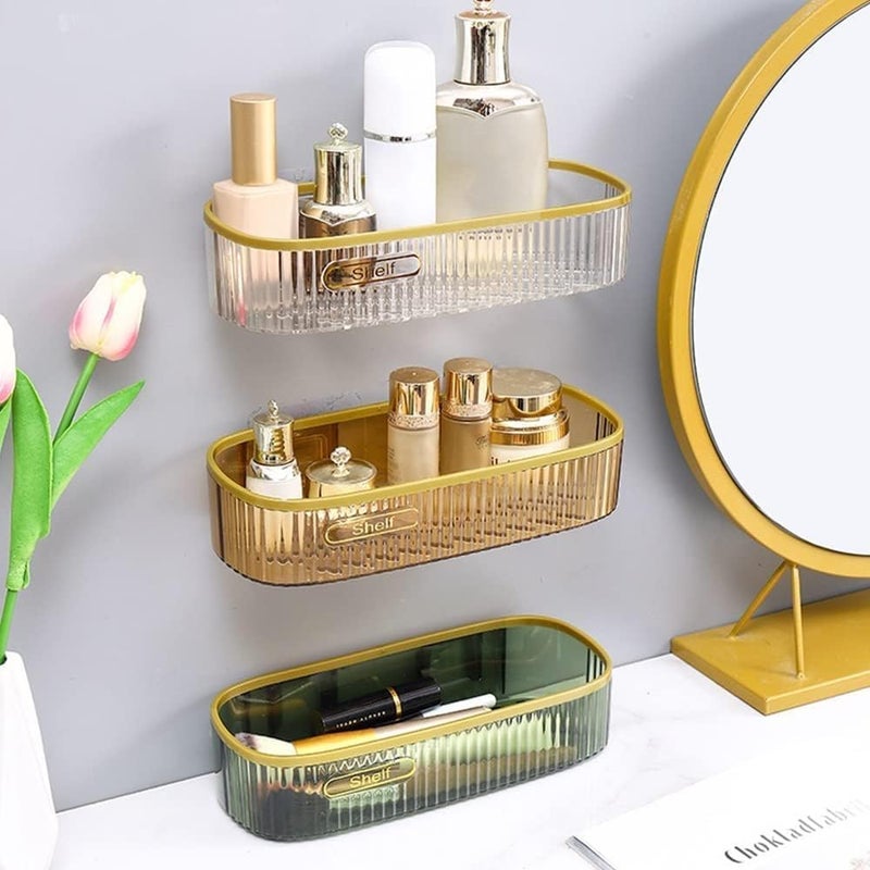 Whixant Luxury Bathroom Shelf DIY Triangle Rectangle Toilet Bathroom Organizer Shower Wall Mounted Storage Rack Holder Accessories - 1PC - Image 5