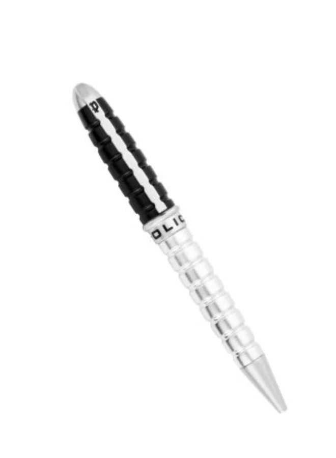 POLICE Black Silver Ball point Pen for Men