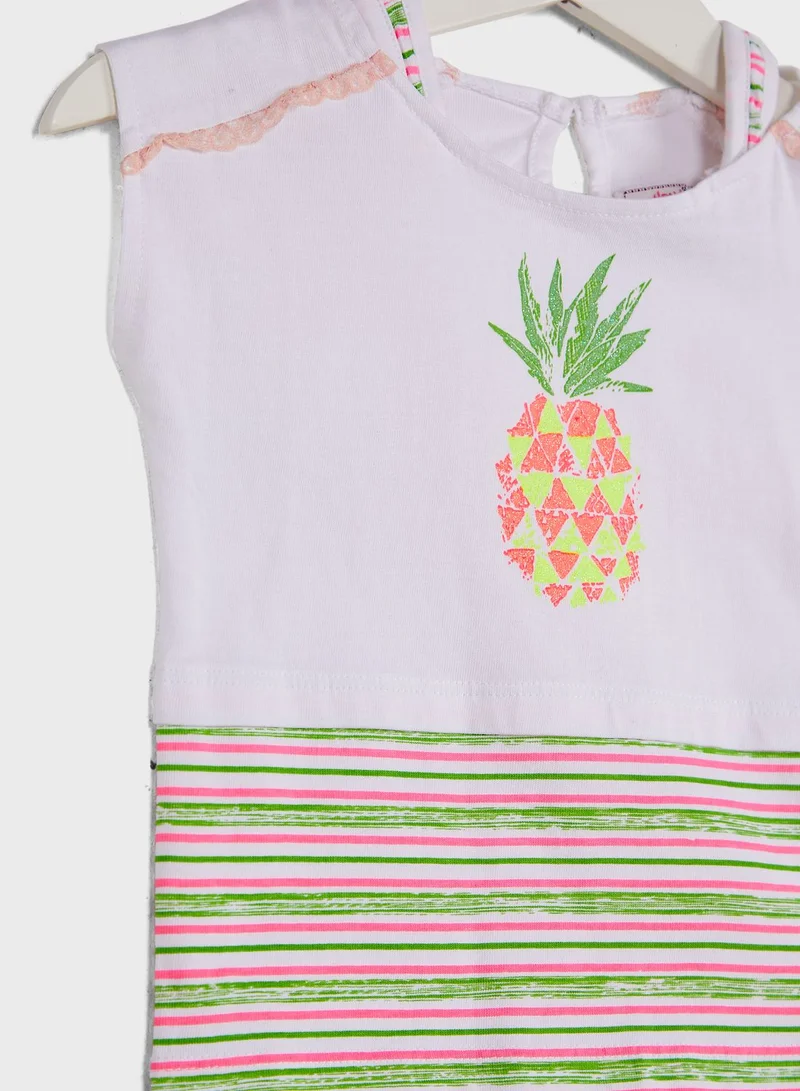 Nautinati Off- Conversational Printed Top