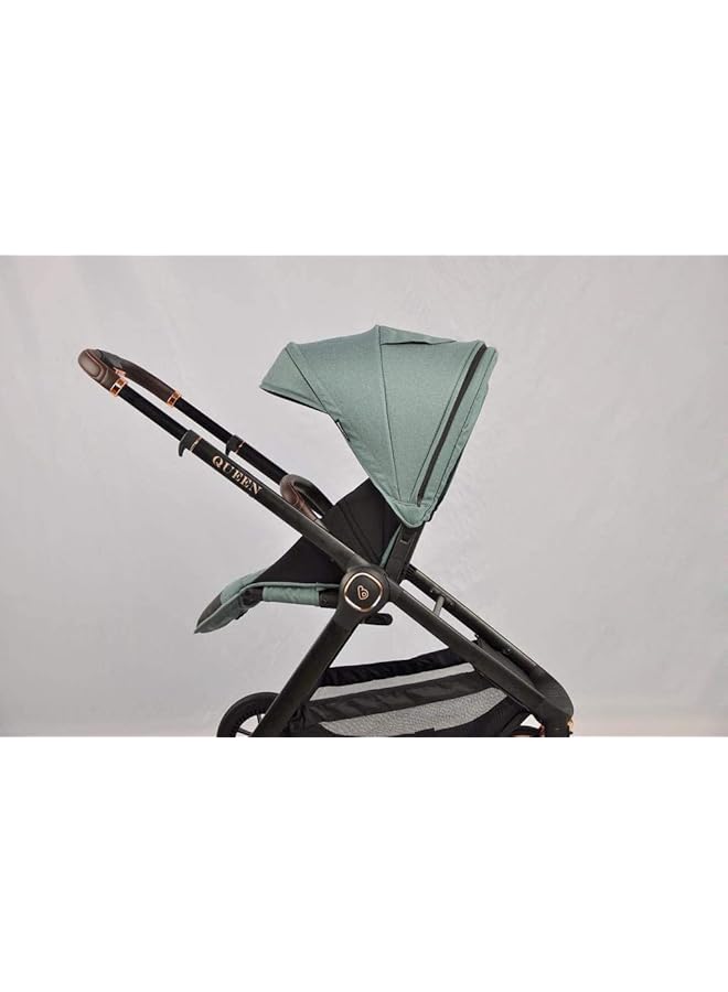 إيروريكس عربة أطفال كوين باللون الأخضر - Image 5