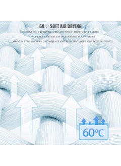 AROAQ Heated Clothes Dryer, Automatic Clothes Dryer Heater Portable Folding Dryer Quick Dry and Efficient Mode Digital Automatic Timer for Home Travel Apartments Dorms  - Image 3