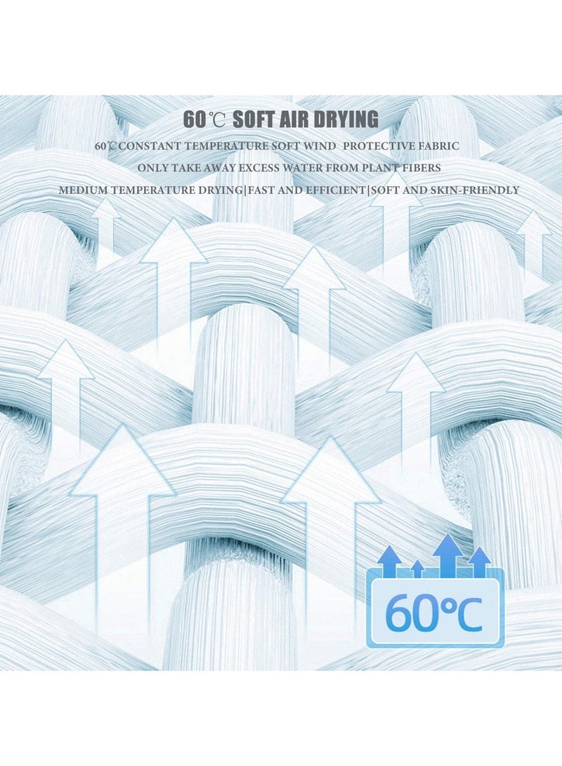 ارواق مجفف ملابس ساخن، مجفف ملابس أوتوماتيكي، مجفف قابل للطي، سريع الجفاف، وضع فعال، مؤقت تلقائي رقمي للمنزل والسفر والشقق والمساكن - Image 3