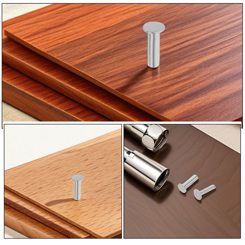 14 Pairs Copper Rivets For Kitchen Handle Fixing Diy Handle Repair Accessories Fastening Rivets For - Image 3
