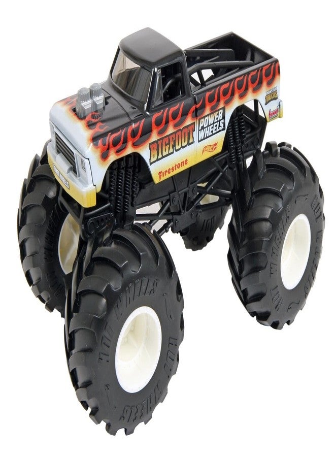 die cast DieCast Hotwheels Monster Trucks Bigfoot [Black], 1:24 Scale - Image 1