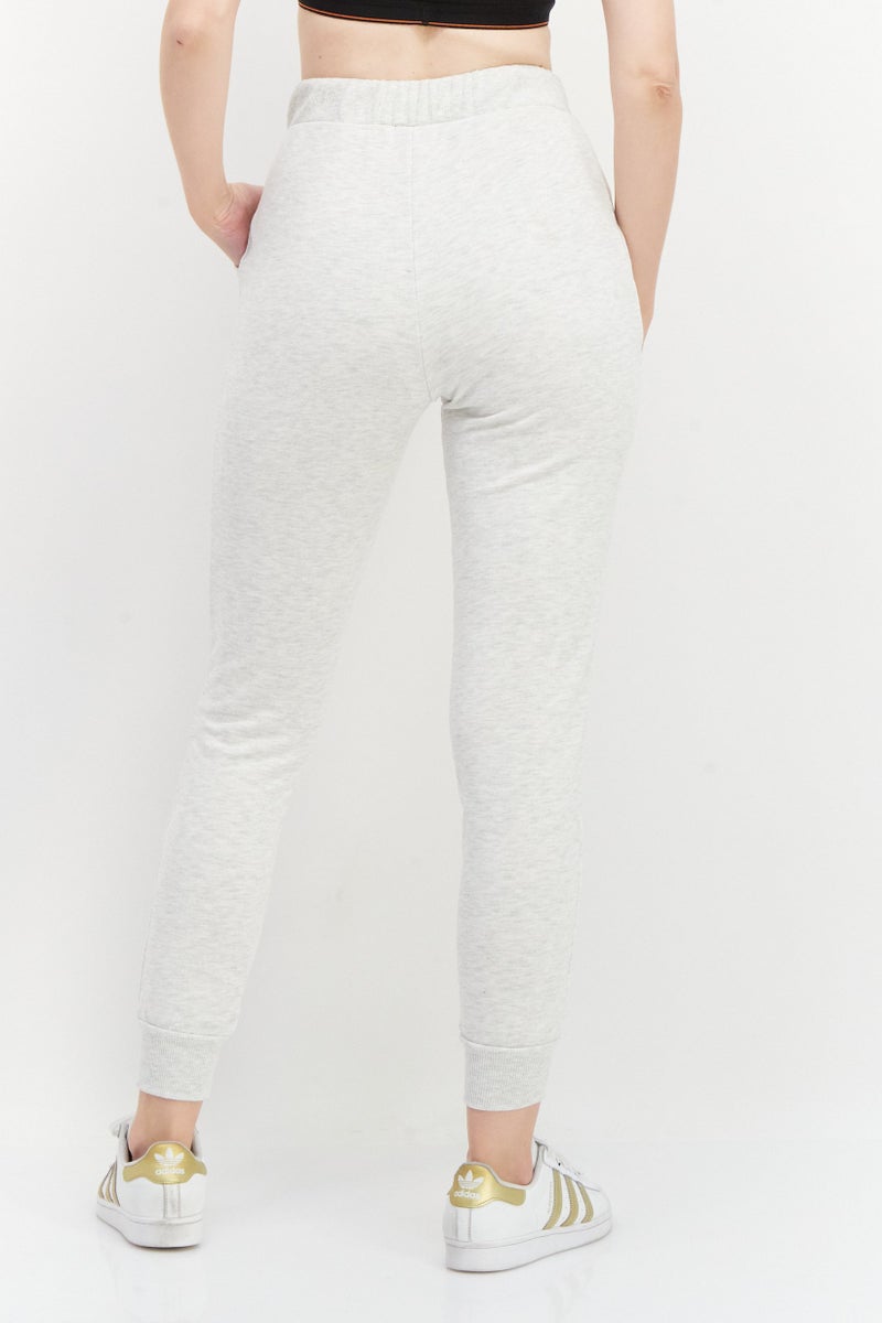NA-KD Women Regular Fit Solid Jogger Pant, Grey - Image 4