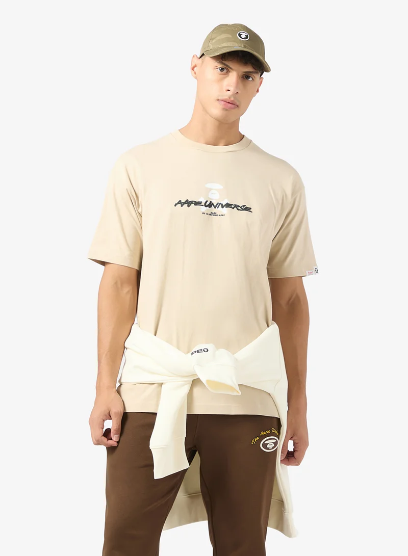 AAPE Moonface graphic tee