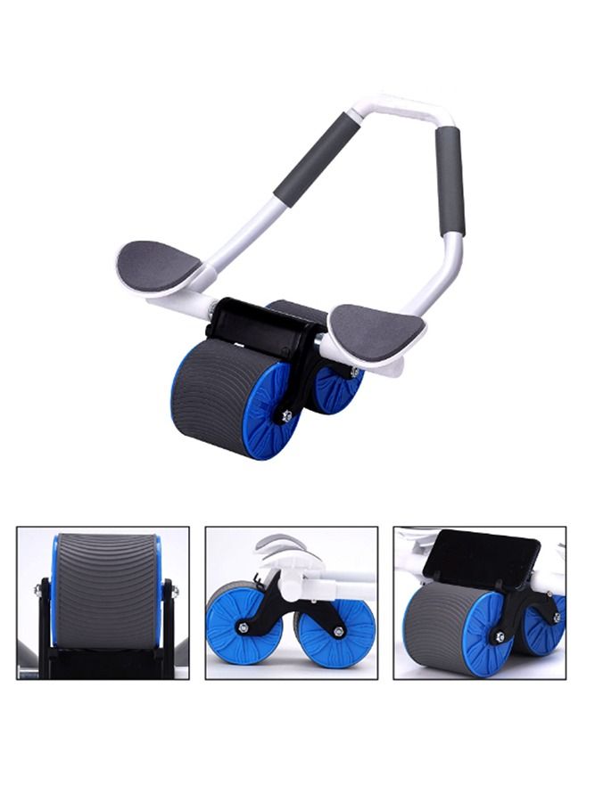 Max Strength Strength Professional Ab Roller Wheel Fitness Ab Machine (Blue Without Timer) - Image 2