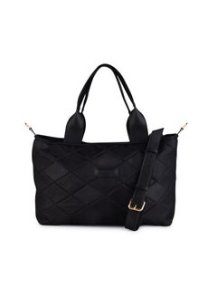 بي.أس كولكشن شنطة كتف قماش مبطنة ناعمة للنساء Boom Big Bag من بي اس كوليكشن - أسود  - Image 1