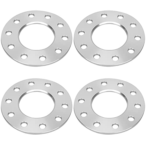 IRONTEK Wheel Spacers 1/4" Thickness Hub Bore 87.1mm Fit 5x5.5"(5x139.7mm) or 5x5", for Chevrolet C1500/Caprice/Tahoe, for Dodge B1500/Ram 1500/Durango, for Jeep CJ5/CJ7/Grand Cherokee 4PCS - Image 1