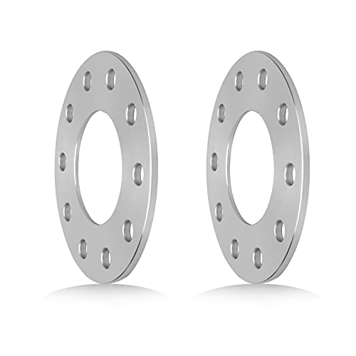 IRONTEK Wheel Spacers 1/4" Thickness Hub Bore 87.1mm Fit 5x5.5"(5x139.7mm) or 5x5", for Chevrolet C1500/Caprice/Tahoe, for Dodge B1500/Ram 1500/Durango, for Jeep CJ5/CJ7/Grand Cherokee 4PCS - Image 4