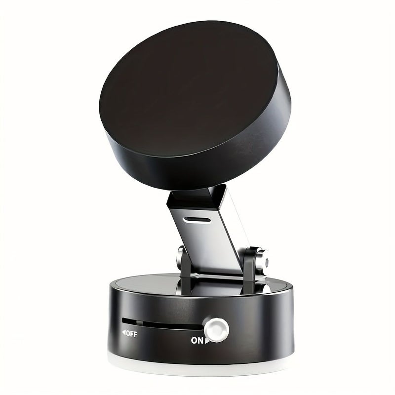 360 Degree Vacuum Magnetic Phone Holder Foldable Car Stand No Brand - Image 1