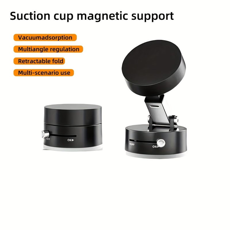 360 Degree Vacuum Magnetic Phone Holder Foldable Car Stand No Brand - Image 5