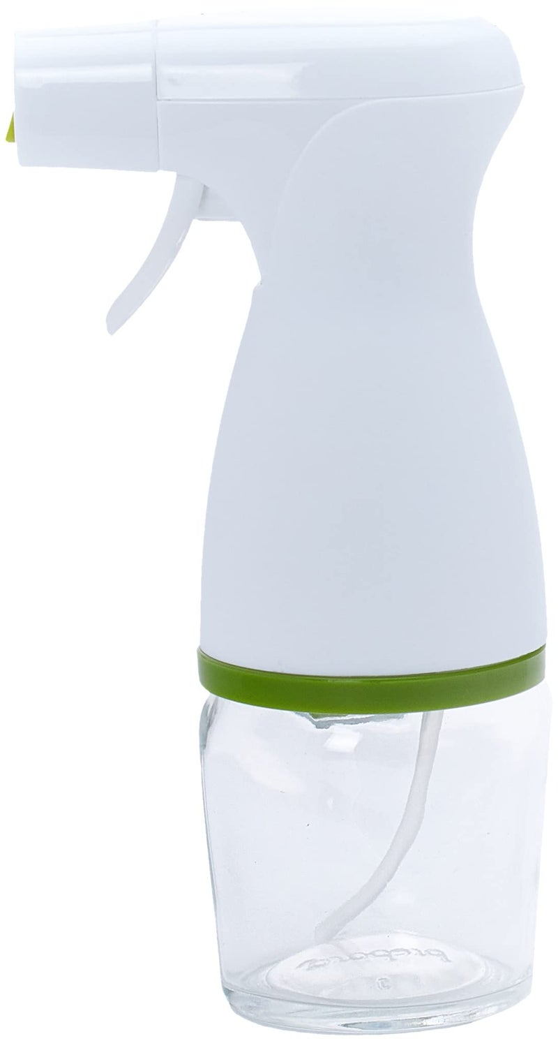 Prepara Simply Mist Olive Oil Sprayer Chrome Band WhiteGreen