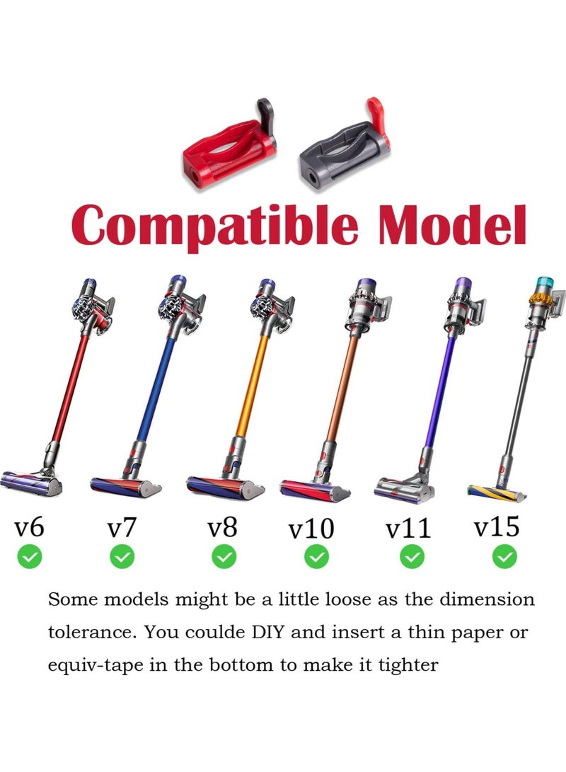 قفل الزناد متوافق مع مكنسة كهربائية Dyson V15 V6 V8 V7 V10 V11 Absolute/Animal/Motorhead، عبوة من قطعتين من مشبك التحكم في التشغيل/الإيقاف بزر الطاقة، ملحقات مفتاح الطاقة Dyson، حرر إصبعك