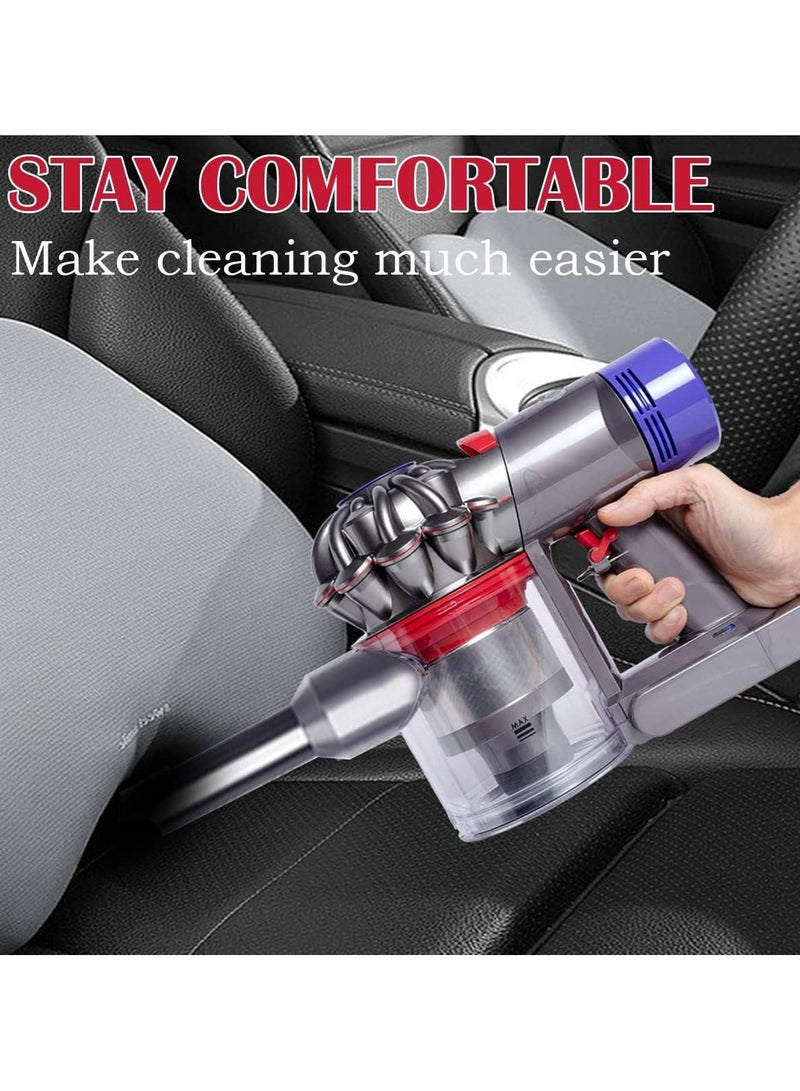قفل الزناد متوافق مع مكنسة كهربائية Dyson V15 V6 V8 V7 V10 V11 Absolute/Animal/Motorhead، عبوة من قطعتين من مشبك التحكم في التشغيل/الإيقاف بزر الطاقة، ملحقات مفتاح الطاقة Dyson، حرر إصبعك
