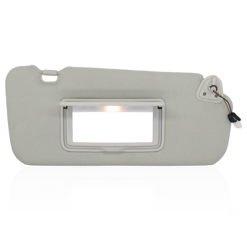 NHILES Right Passenger Side Sun Visor Fits for Nissan Murano 2009 2010 2011 2012 2013 2014 Replacement Sun Shade 964011AA1B Gray - Image 2