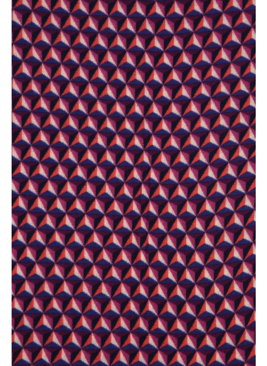 kipling Men Textured Keon Triangle Scarves, Purple Combo  - Image 3