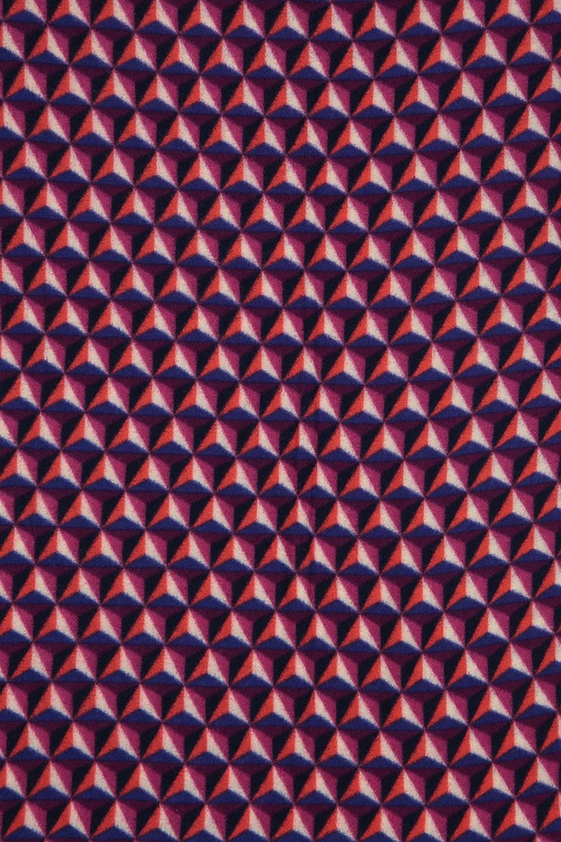 kipling Men Textured Keon Triangle Scarves, Purple Combo  - Image 3