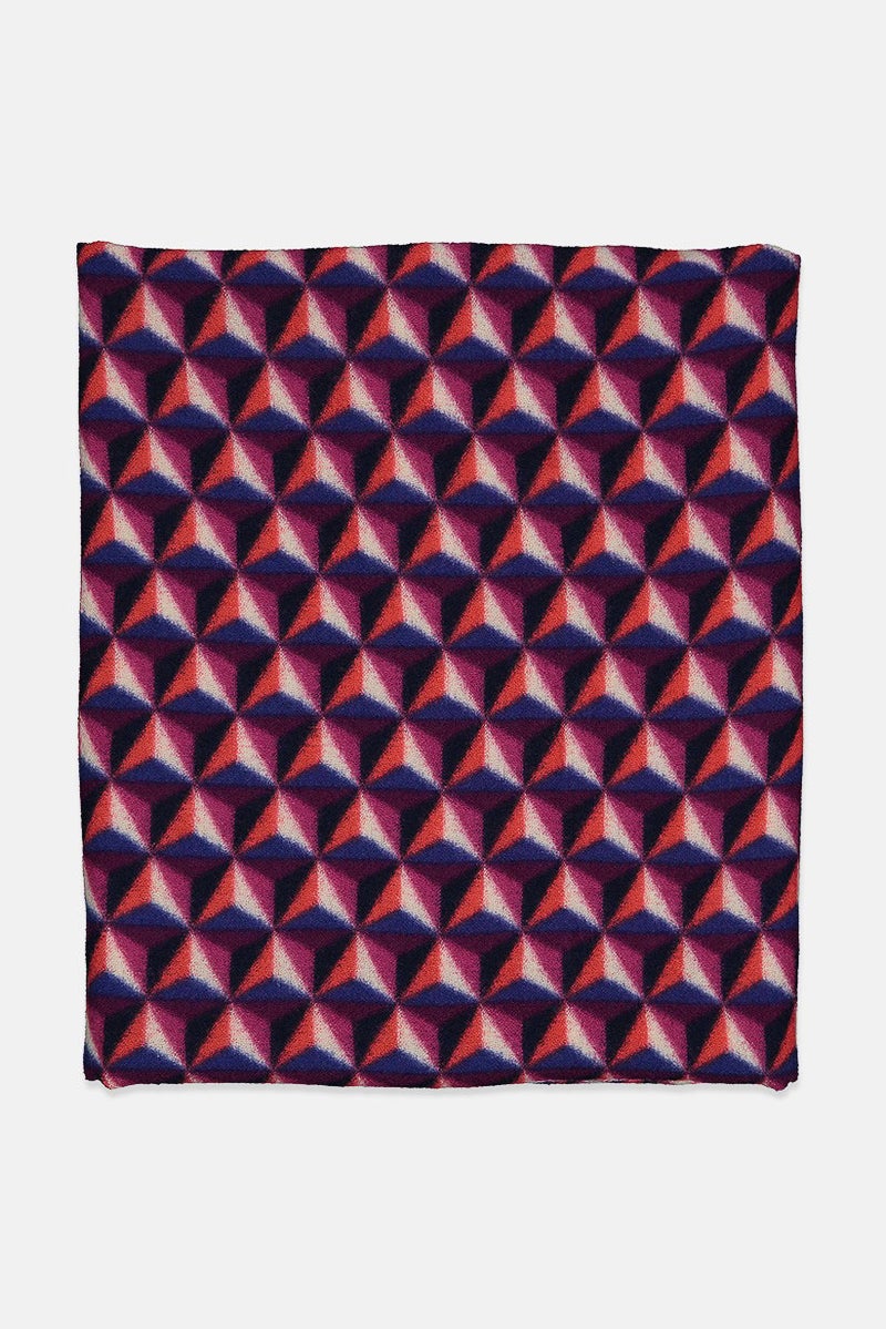 kipling Men Textured Keon Triangle Scarves, Purple Combo - Image 2