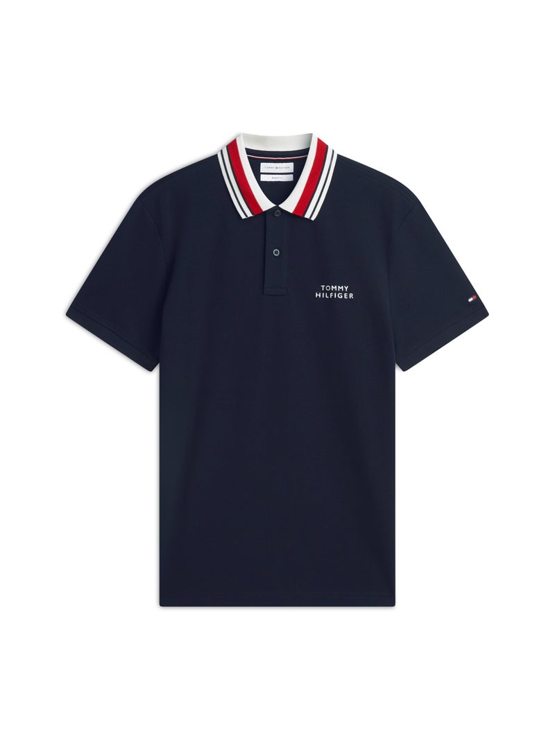 Regular Fit Tipped Collar Polo Shirt
