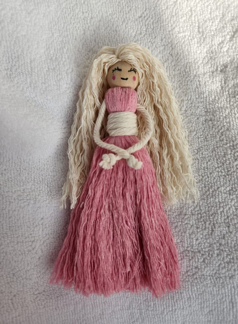 handmade macrame pretty doll