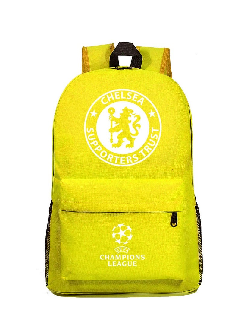 Champions League Printed Youth Large Capacity Men's and Women's Shoulders
