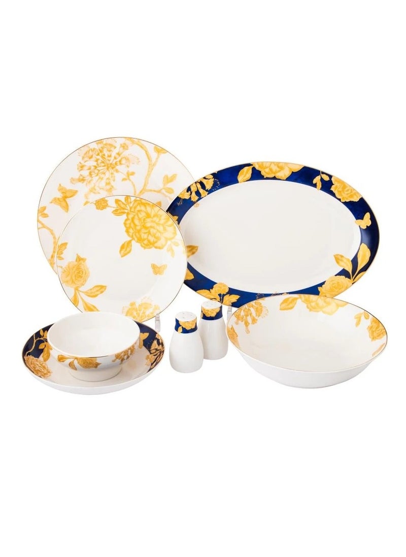 Dania Porcelain dining set, 28 pieces, golden pattern  - Image 3