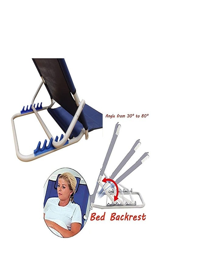 KDS SURGICAL مسند ظهر متعدد الوظائف قابل للتعديل من القماش من KDS SURGICAL للاستخدام بعد العمليات الجراحية على السرير أو الأرض (أزرق) - Image 4