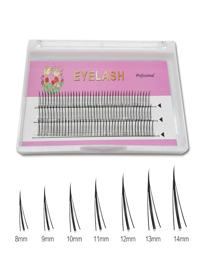 ADIYA Fishtail Eyelash Extensions 8-14mm Single Cluster Fans Eyelashes Fashion Fish Tail Fairy Eyelashes C Curl Super Natual Grafting Eyelash Dovetail Fly Eyelash/A/M Shape Eyelashes - Image 3